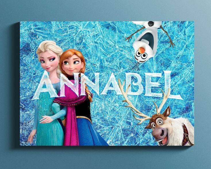 Personalised Gifts Ideas Disney Frozen Printable Art Personalized Frozen Na