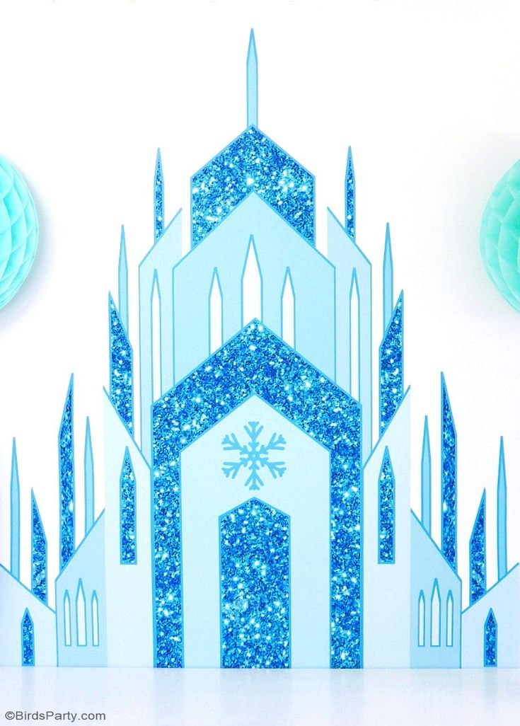 Quick Easy DIY Frozen Inspired Backdrop learn to create this stunning aweso