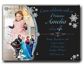 SALE Frozen Invitation Frozen Birthday Invitation Frozen printable Invitation
