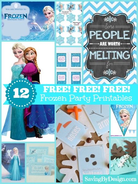These FREE Frozen party printables will be the perfect addition to your celebrat