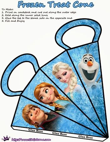 Tons of frozen printables Free Printable Frozen Boxes for Parties