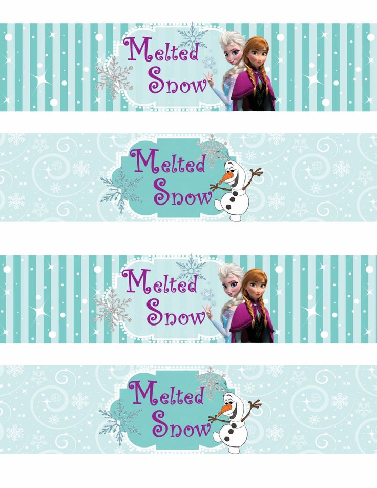 free printable frozen decorations Remember to do a right click before saving