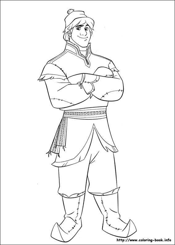 frozen color pages free Frozen coloring page kristoff 214x300 FREE Frozen Prin
