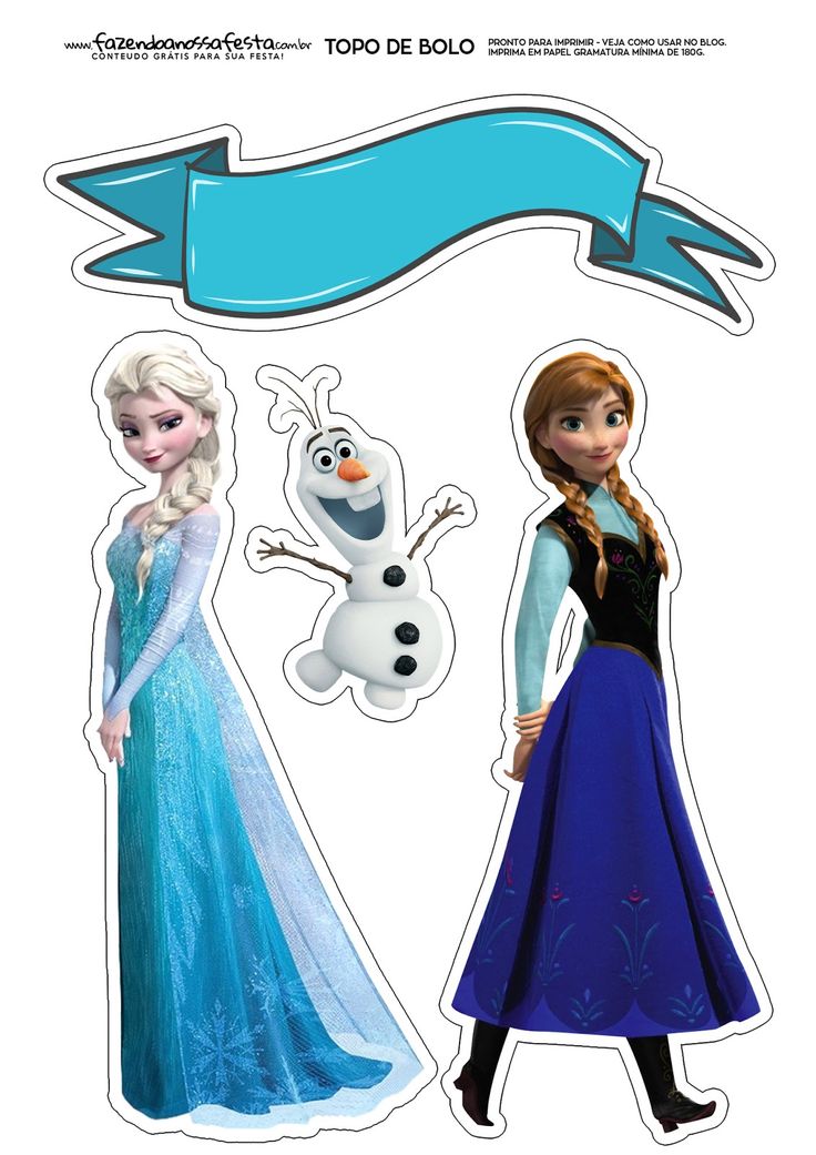 frozen free printable toppers for cakes 041.jpg 1131×1600