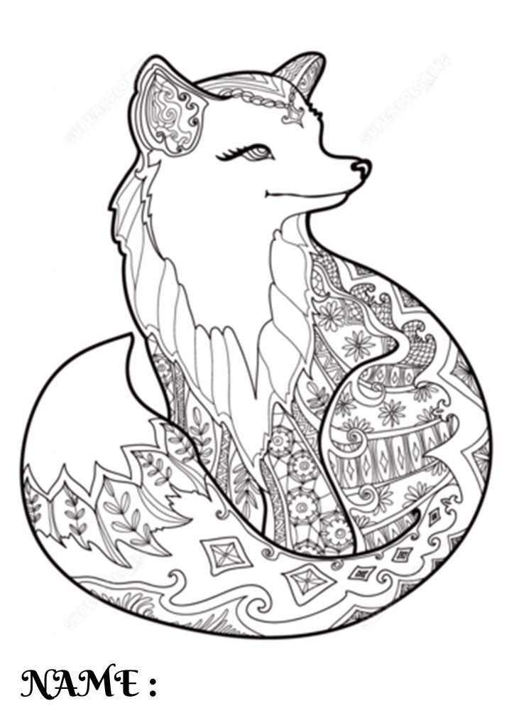 Cute Fox Coloring Pages Special For You