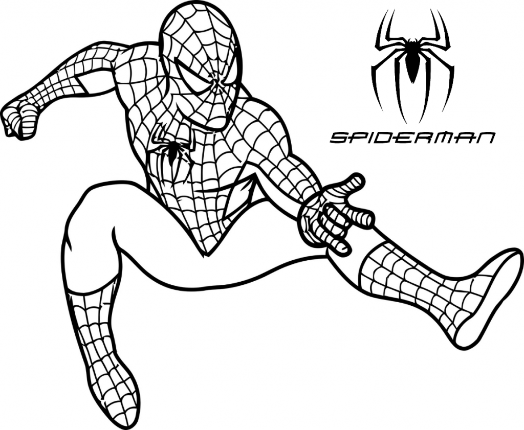 spiderman coloring pages bubakidsdotcom