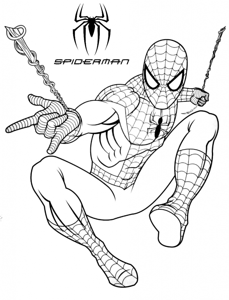 spiderman new coloring pages bubakidsdotcom