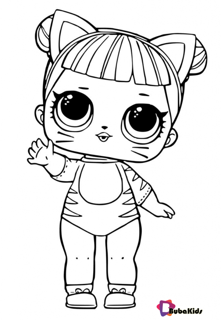 Baby Cat LOL Dolls Coloring Pages bubakids