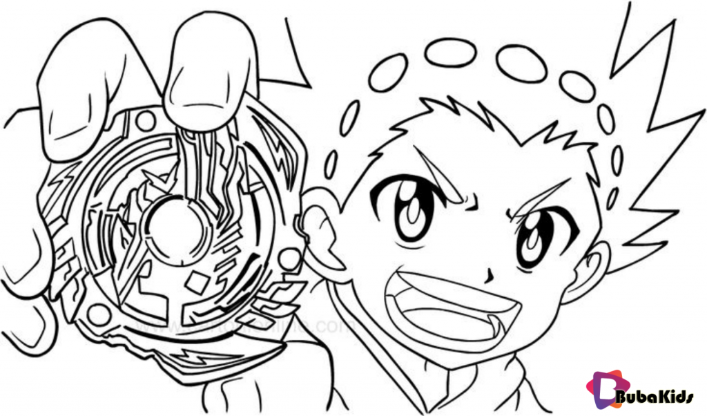 Beyblade burst coloring pages on bubakids