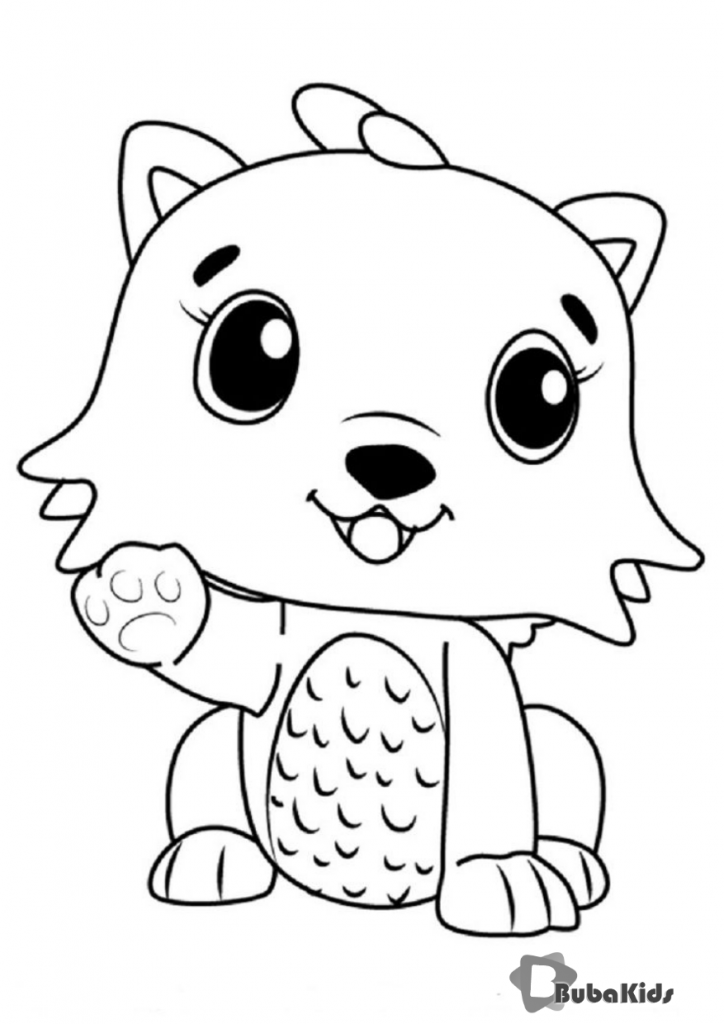 Hatchimals Kittycan Coloring Pages