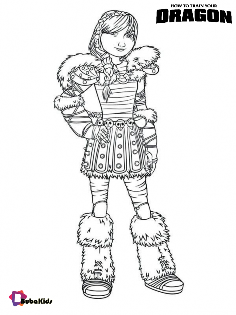 How to Train Your Dragon Picture of Astrid How to Train Your Dragon Coloring