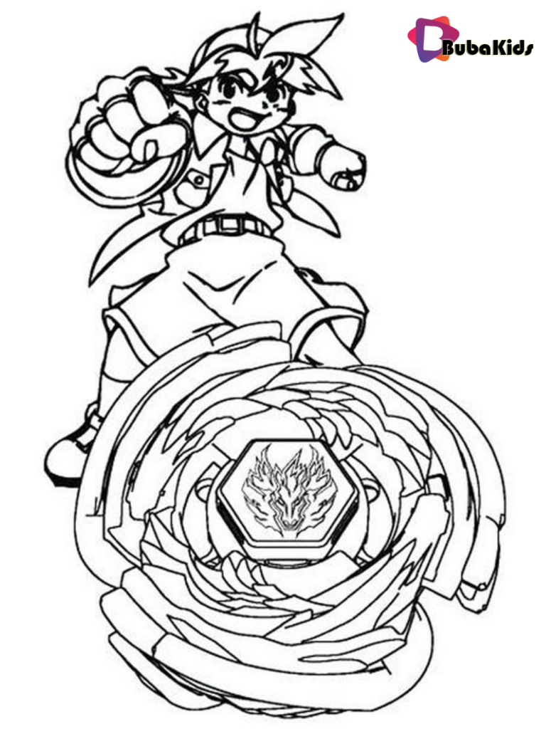 Beyblade Burst Coloring Page Pintable Coloring Ideas