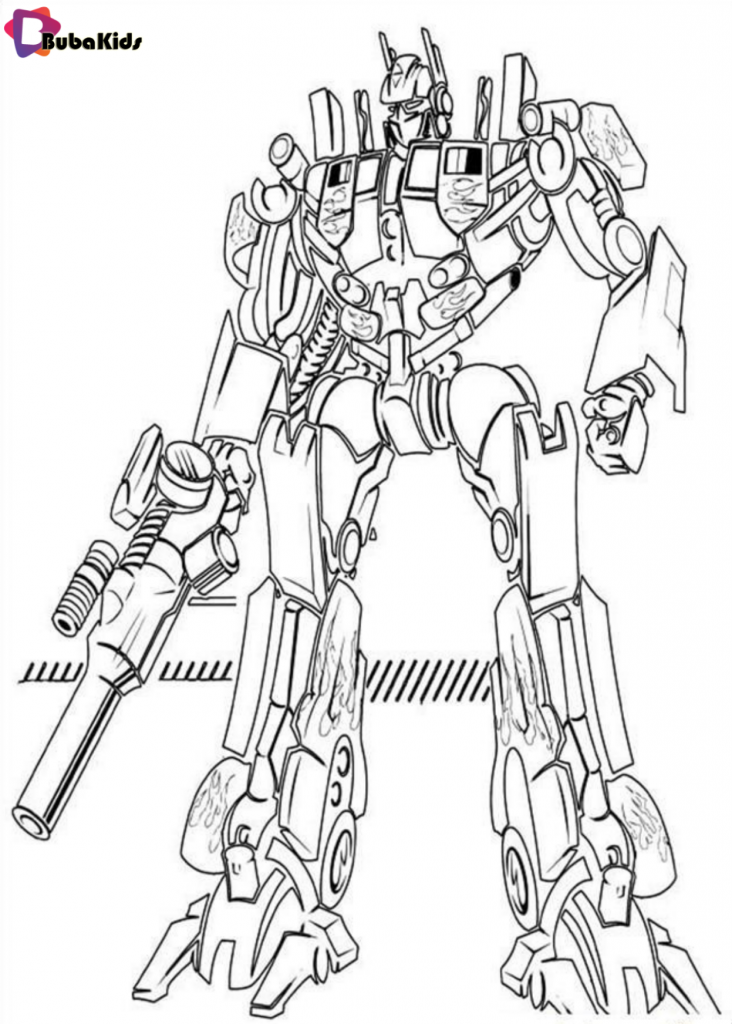 Easy Transformers Printable Coloring Pages free printable coloring page Transformer 1