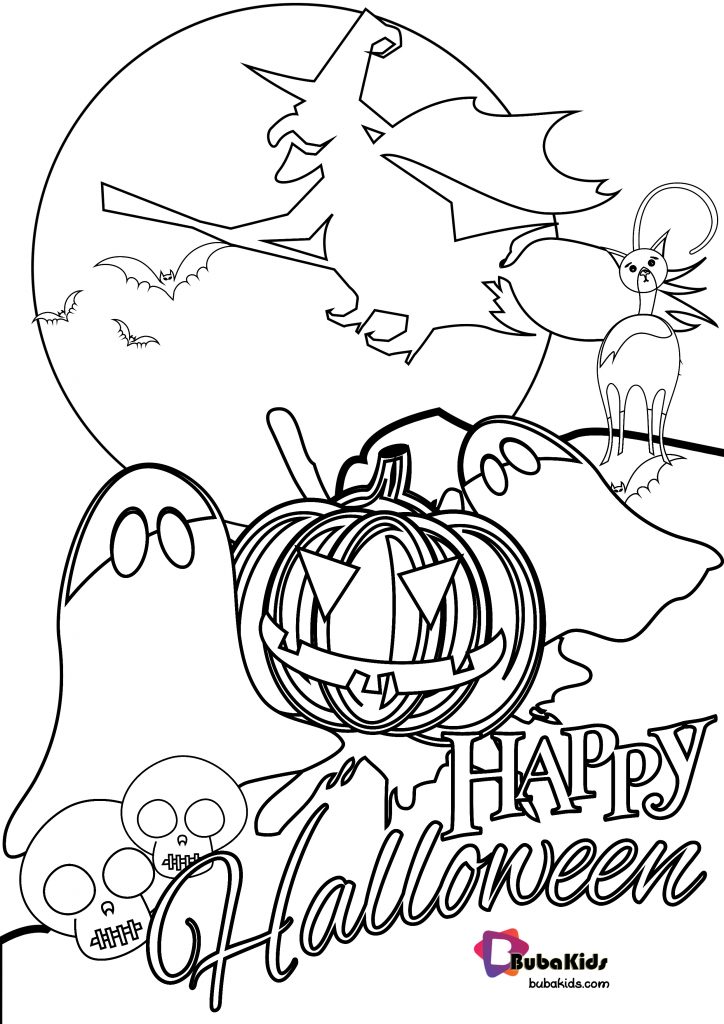 Nightmare Halloween Coloring Pages