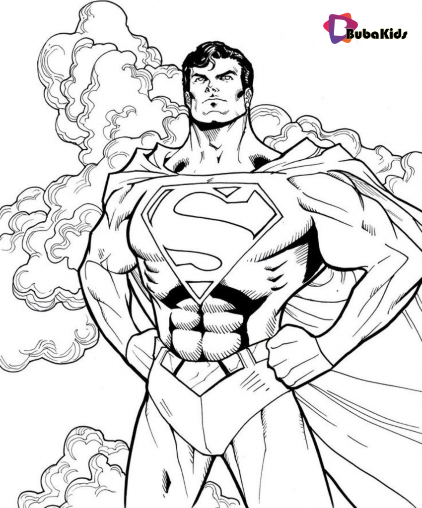Printable Superman Coloring Pages Idea bubakids