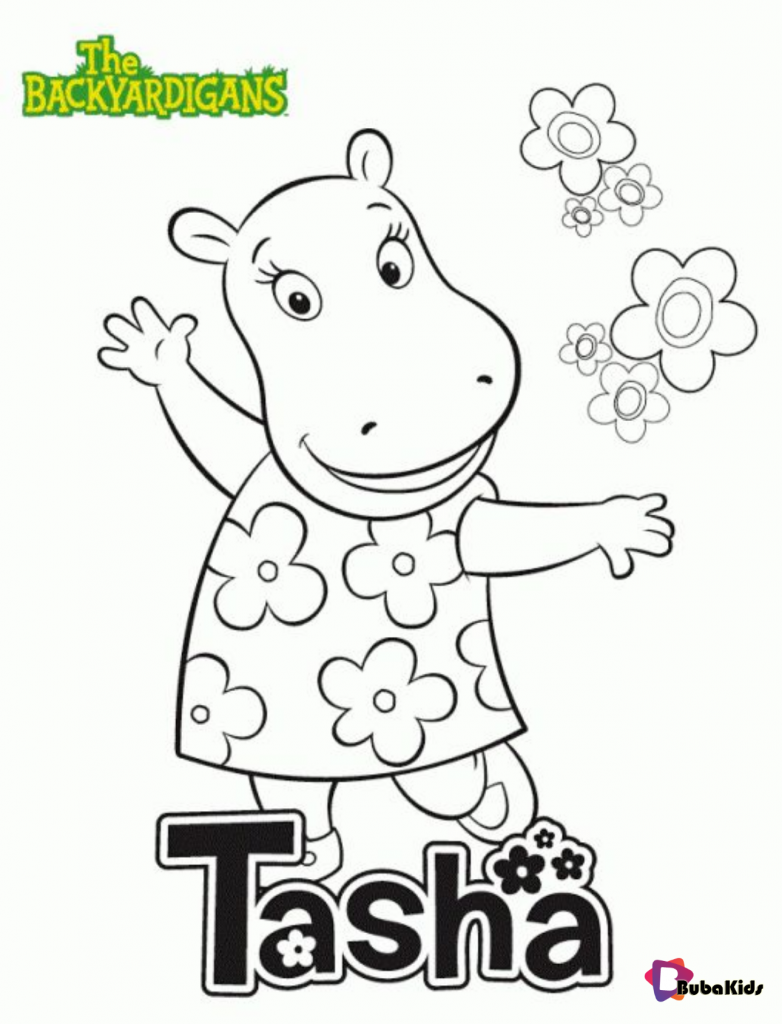 Tasha From The Backyardigans Coloring Pages