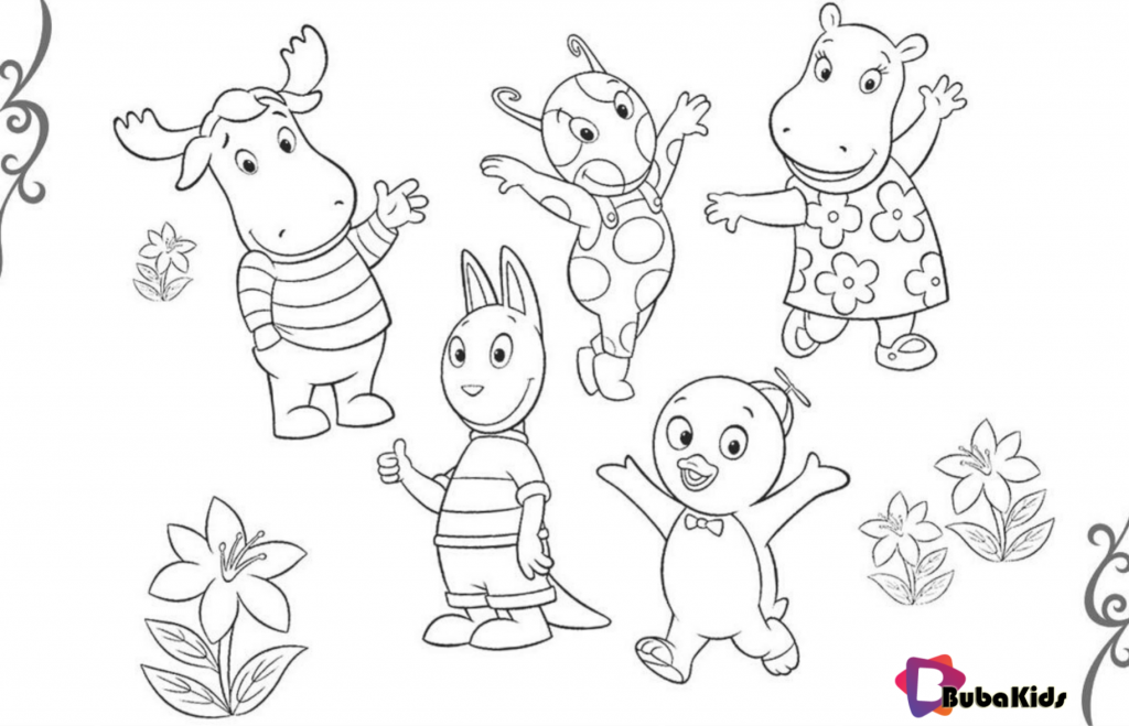 The Backyardigans Free printable coloring pages for children 1