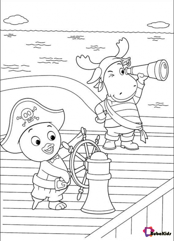 The Backyardigans coloring pages and printable bubakids