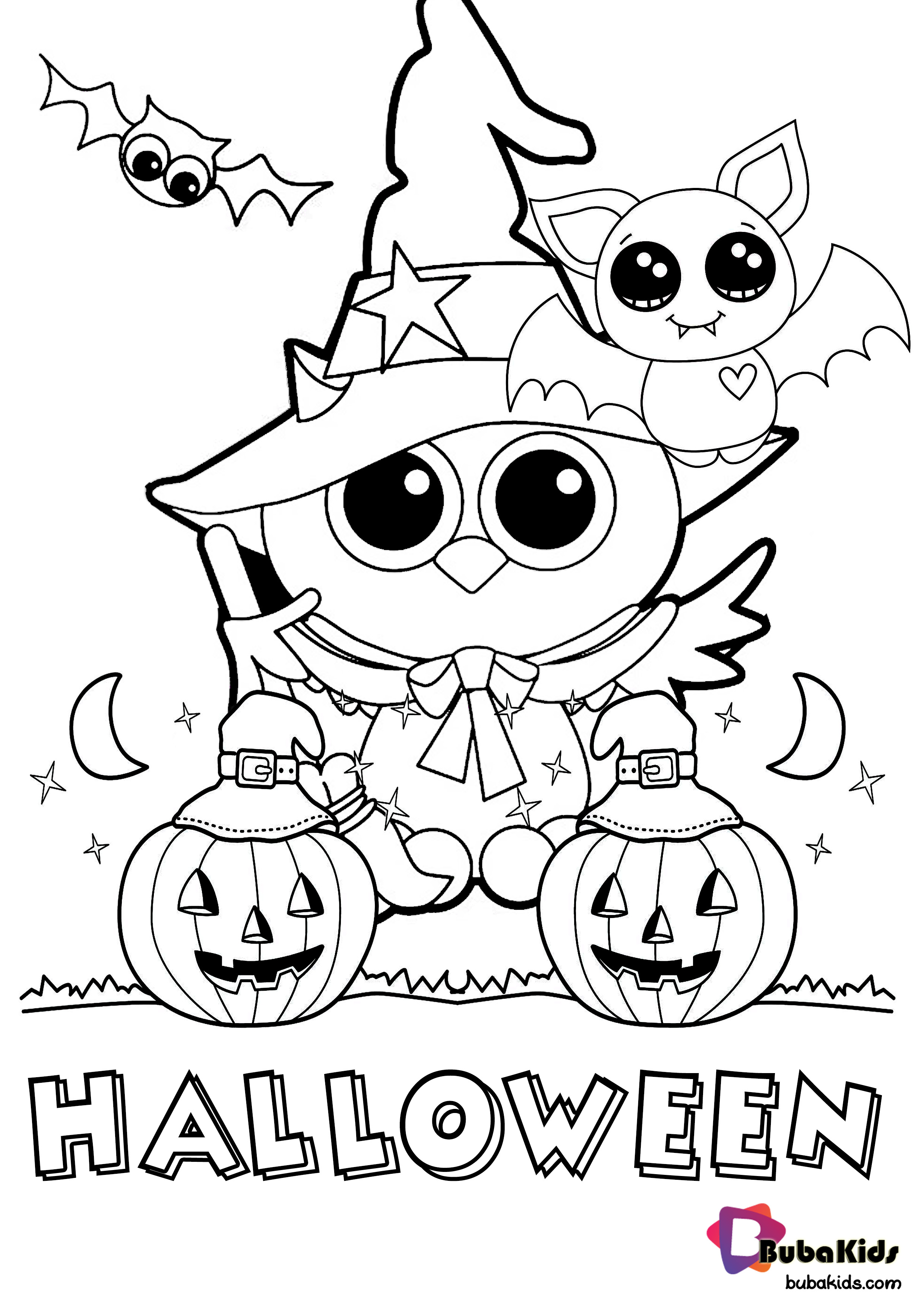 halloween coloring pages to download and print for free - free ...