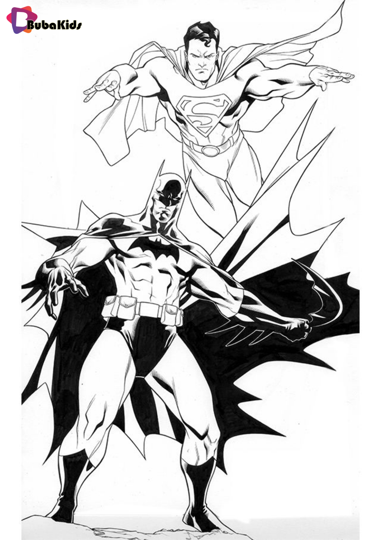 superman-vs-batman-printable-coloring-pages-on-bubakids-bubakids