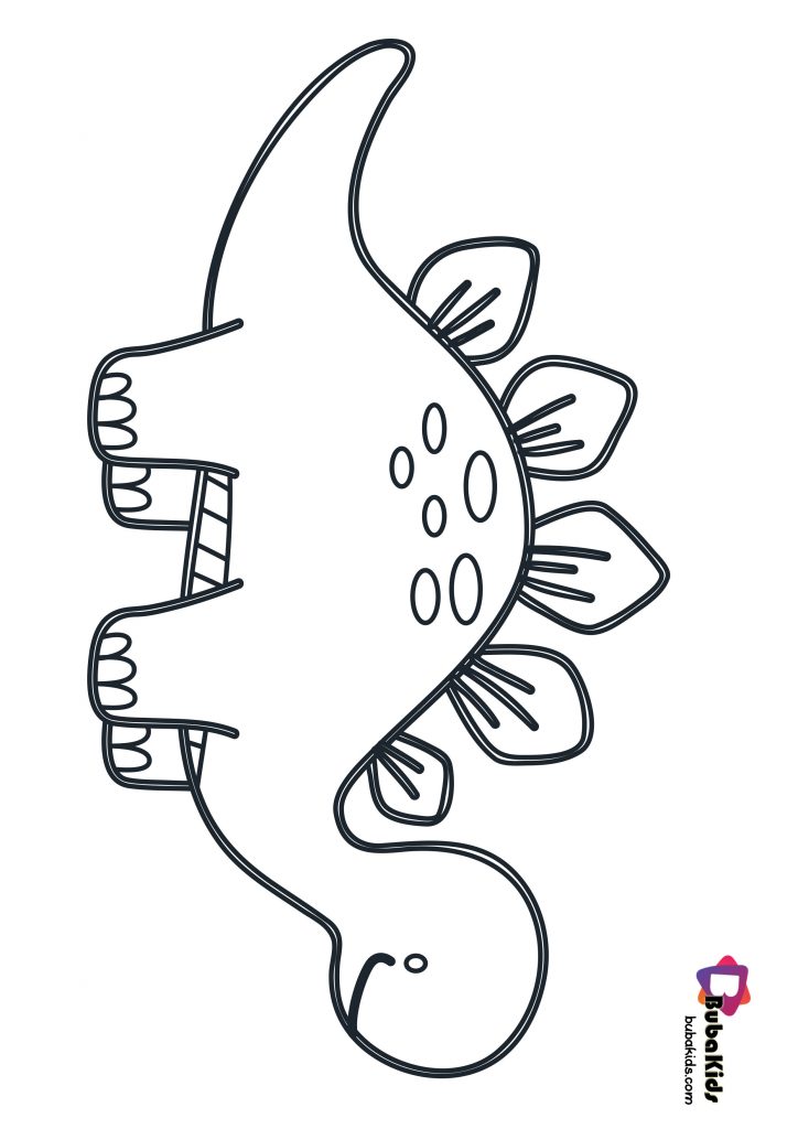 cute baby dinosaurs collection coloring page for kids