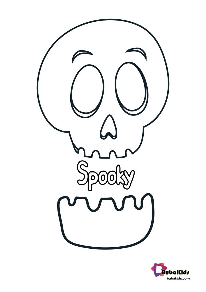 Spooky Halloween Coloring Page
