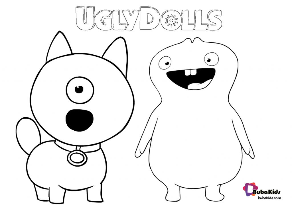 ugly dolls coloring page printable bubakids 1