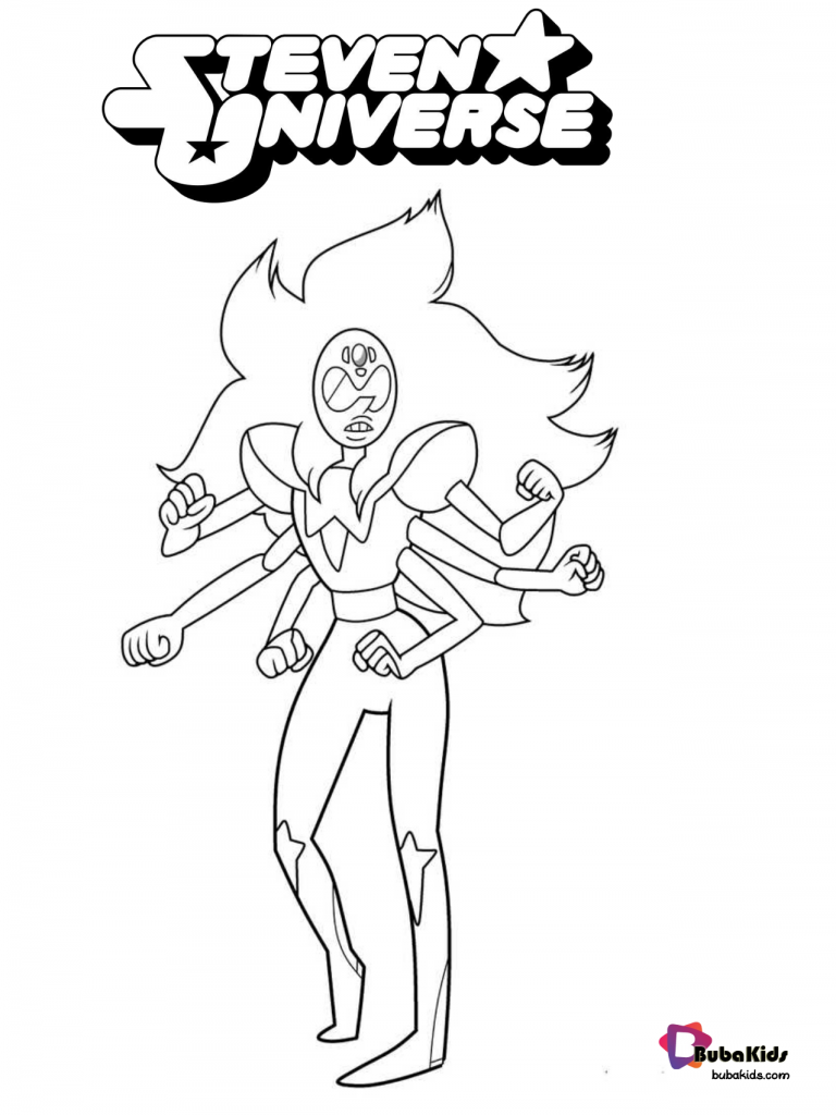 Free download Alexandrite Steven Universe coloring page