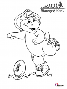 Free download and Printable Barney and friends coloring page ...