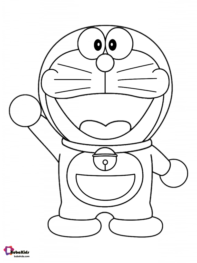 doraemon gadget cat from future coloring page