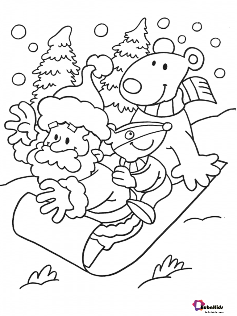 free printable winter coloring picture