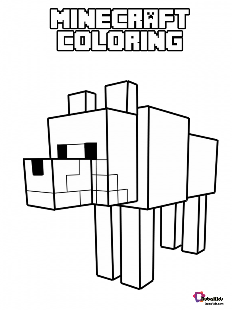 free download minecraft coloring pages