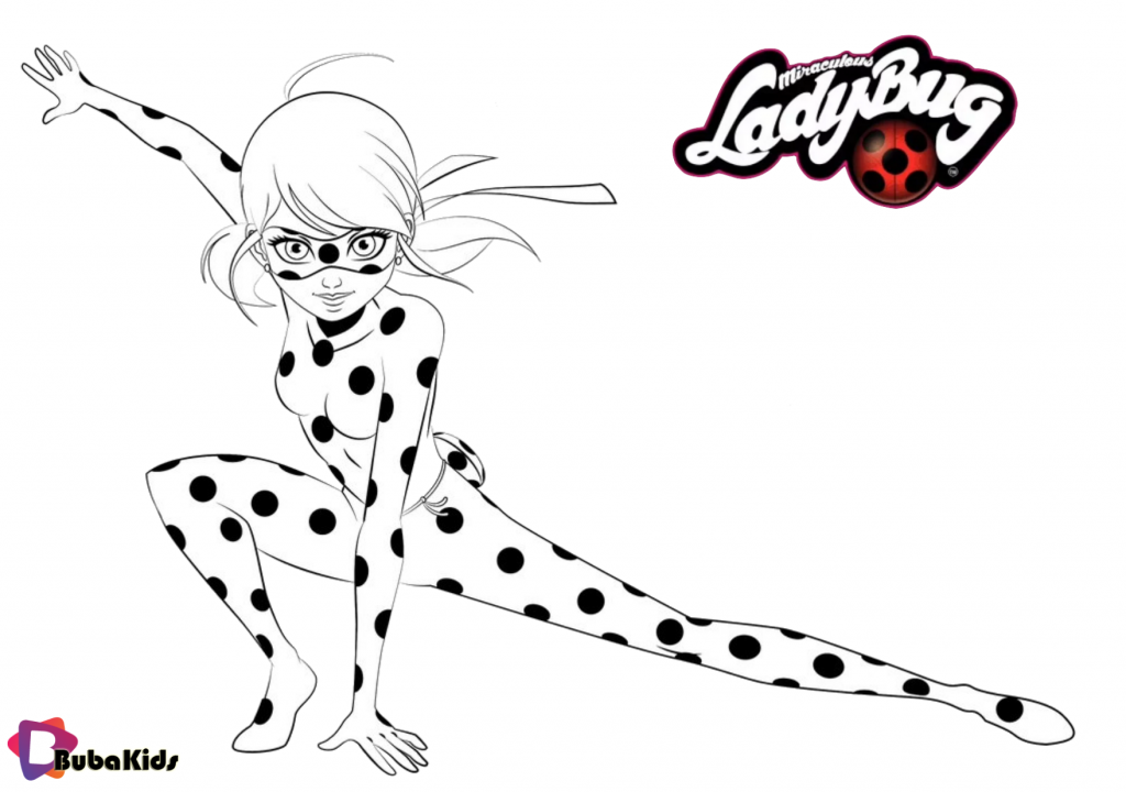 Marinette Dupain Cheng Miraculous Tales of Ladybug and Cat Noir coloring page