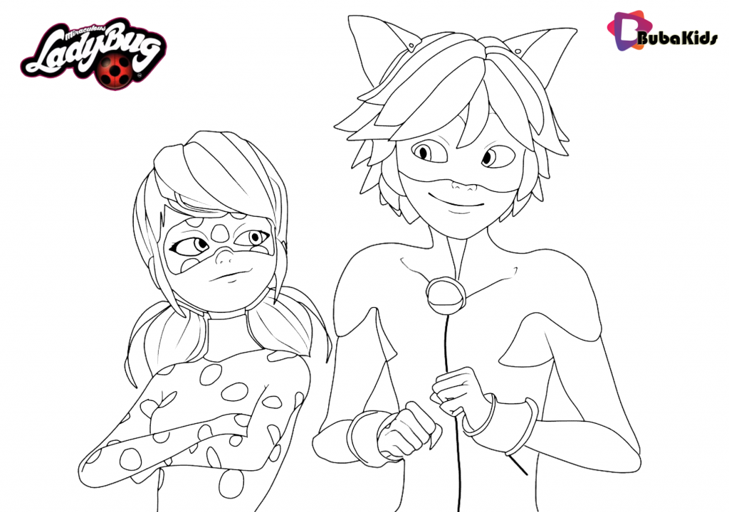 miraculous ladybug free download coloring pages