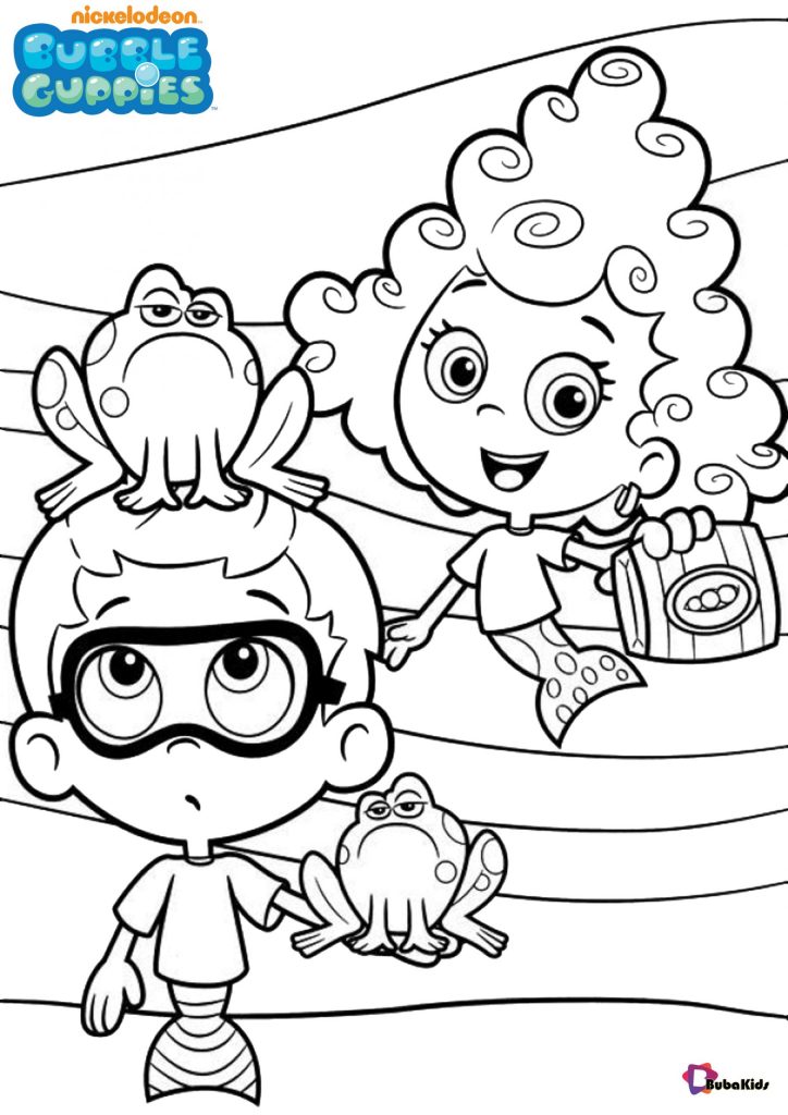 free download bubble guppies coloring pages scaled