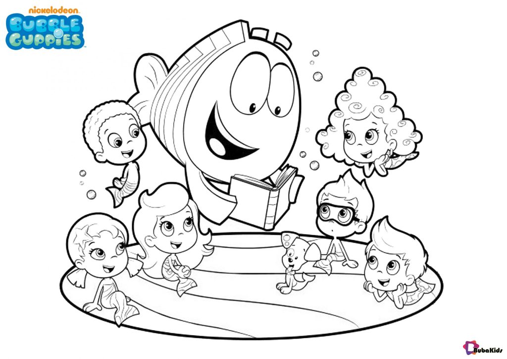 printable bubble guppies coloring pages free download to print scaled