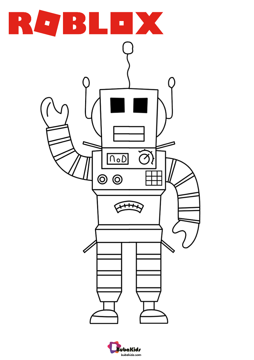 Roblox games characters series coloring pages 004