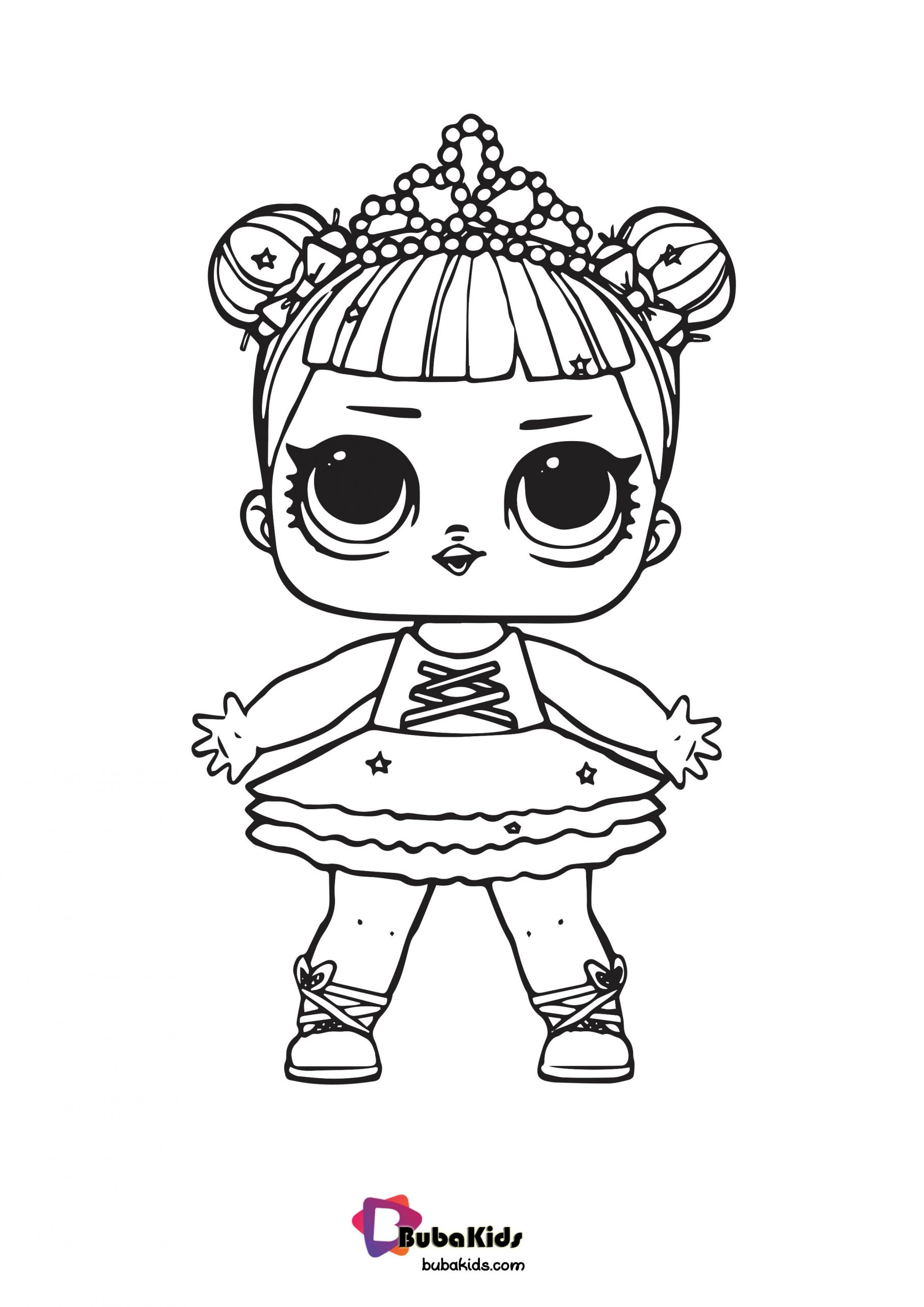 Lol Dolls Coloring Pages With Color Coloring Pages