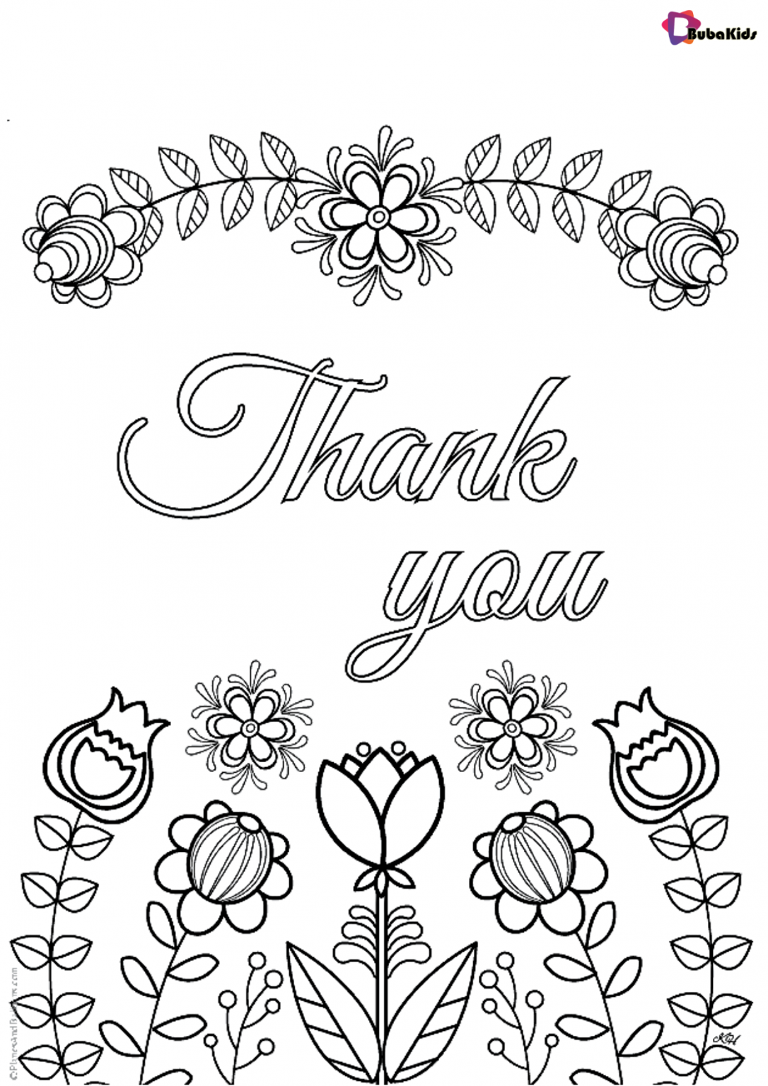 Thank you teacher coloring pages teacher appreciation day - BubaKids.com