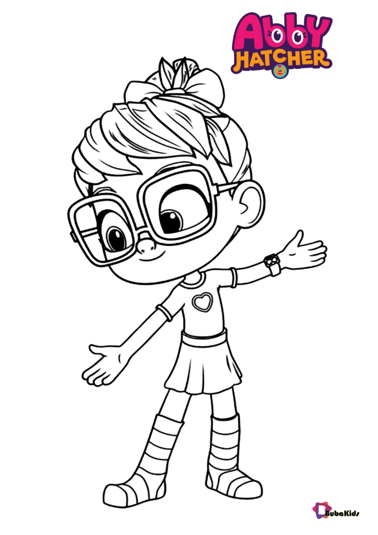 Abby Hatcher Nick jr television series coloring page | BubaKids.com