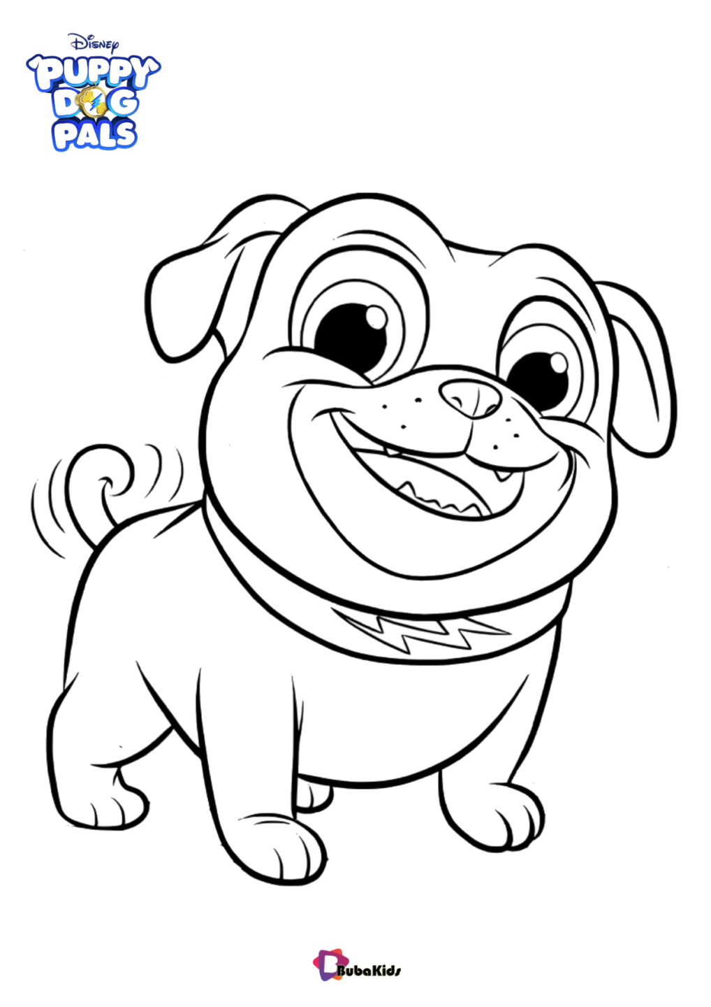 Puppy Dog Pals Bingo Coloring Sheet Coloring Pages