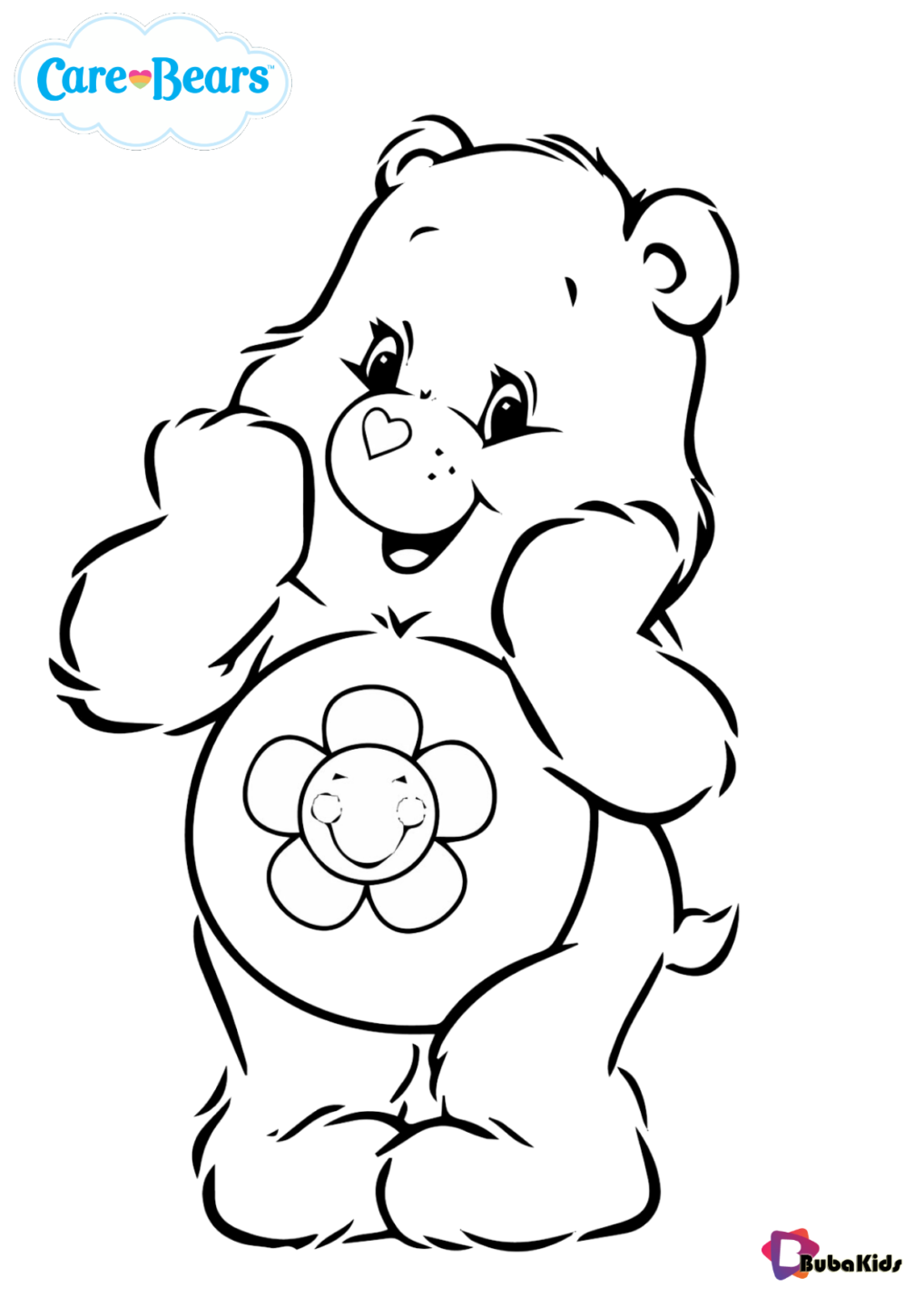 care bears Harmony bear coloring pages