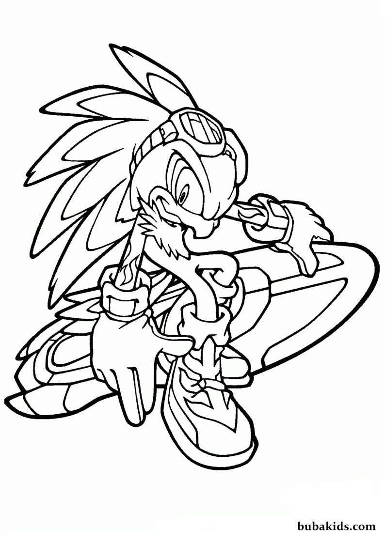 jet the hawk coloring page