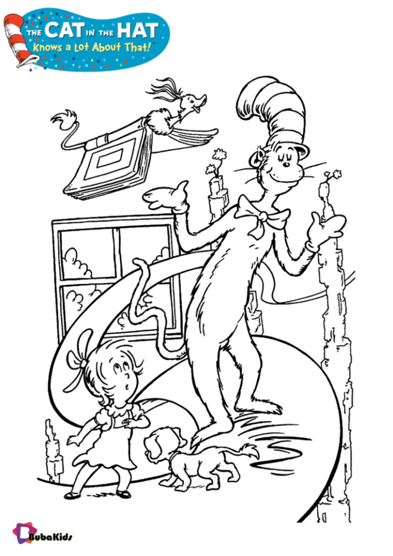 Dr seuss the cat in the hat knows a lot about that | BubaKids.com