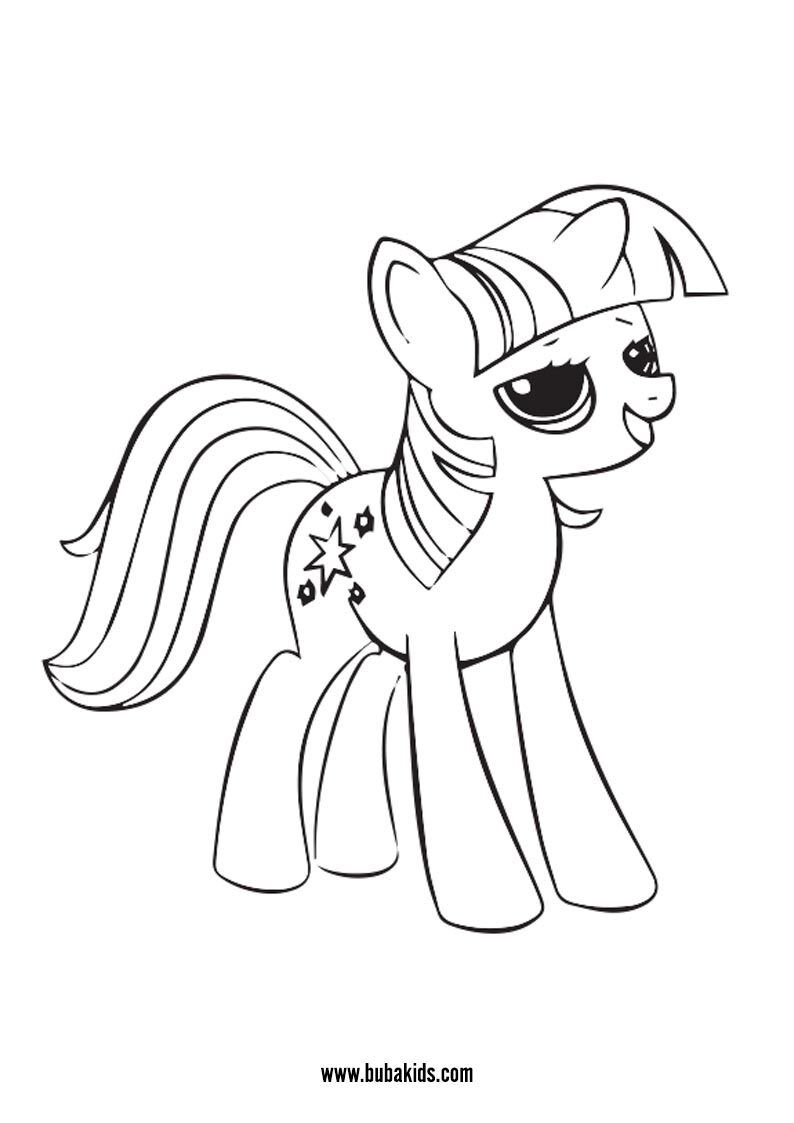 My Little Pony Alicorn Coloring Page For Kids BubaKids com