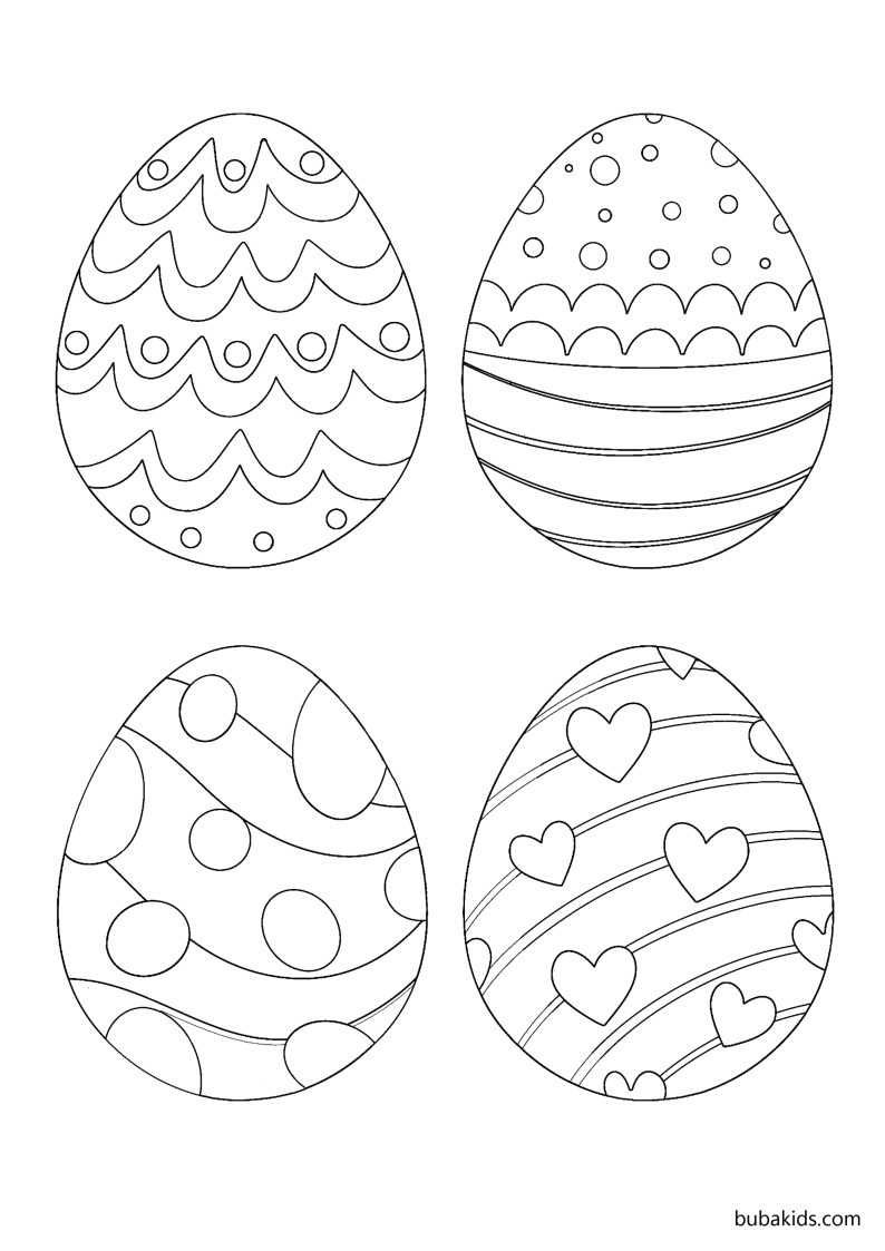 easter egg coloring